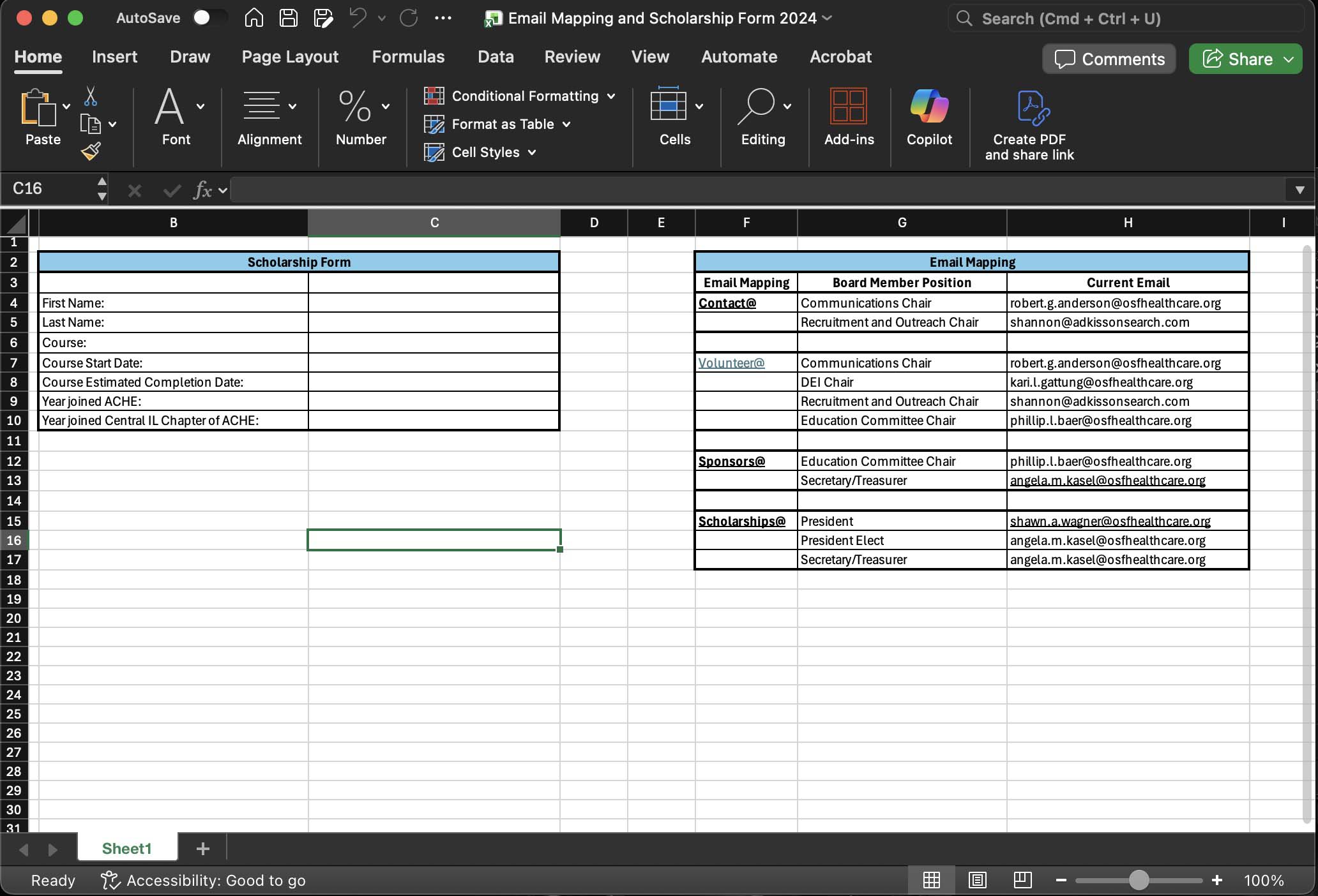 Spreadsheet