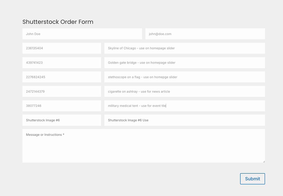 Screenshot Shutterstock Image Number